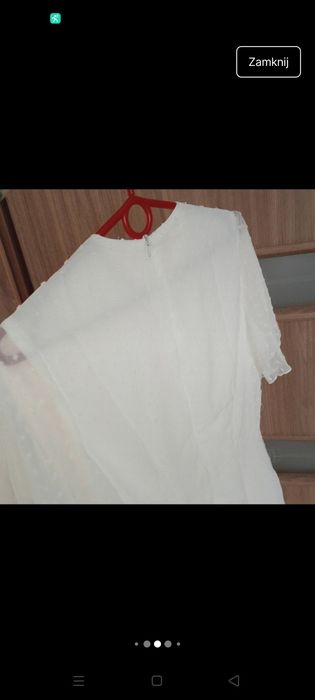 Biała sukienka Shein