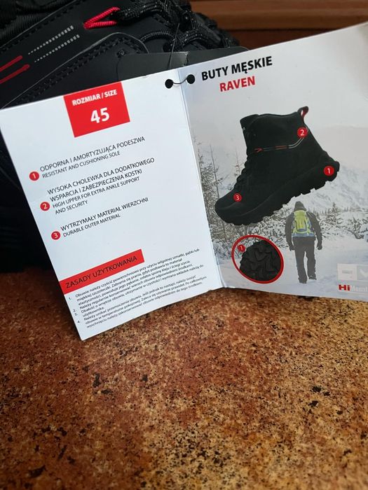 Nowe buty męskie HiMountain rozmiar 45