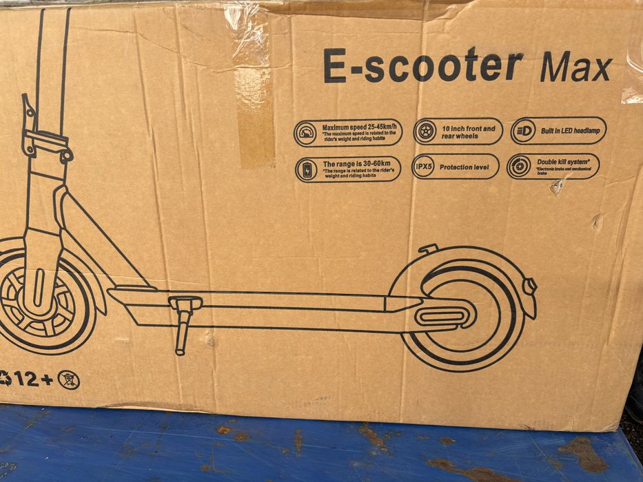 Продам електросамокат KUGOO  G30 Max 500W 18h сірий