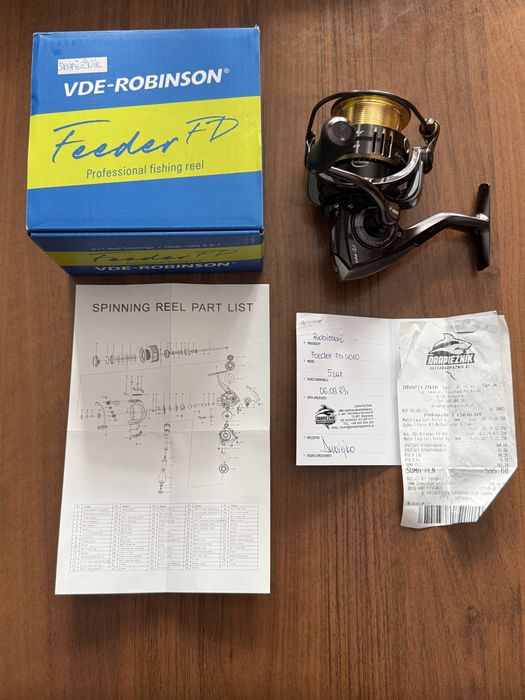 Kołowrotek Robinson VDE-R FD 4010 5.2:1