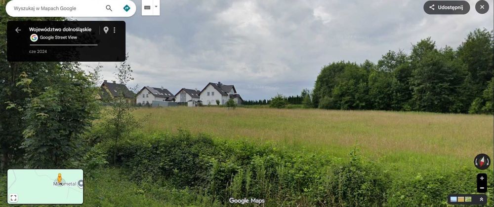 Ładna działka budowalna na nowym osiedlu .