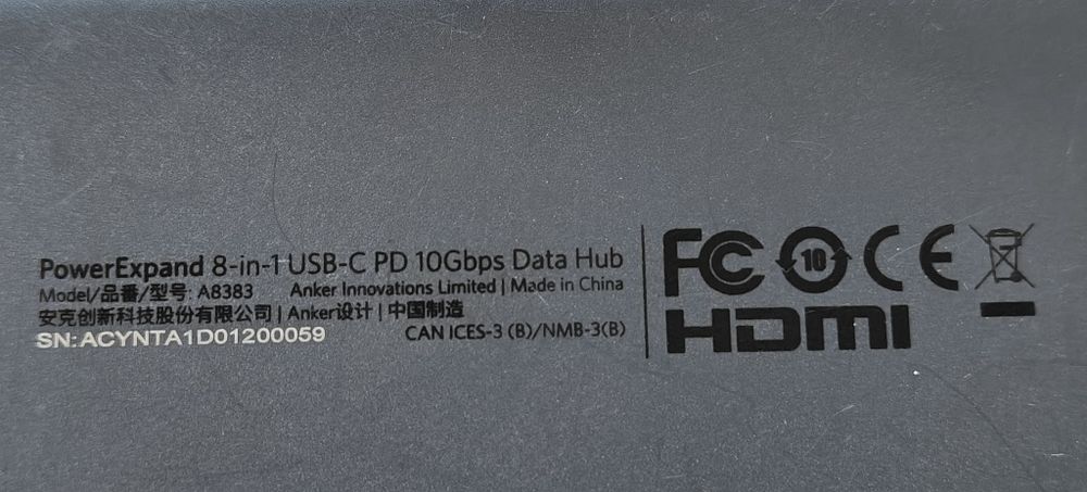USB-C Hub Anker : A8383