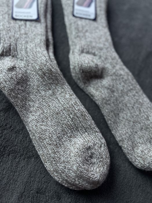 Носки вязанные теплые