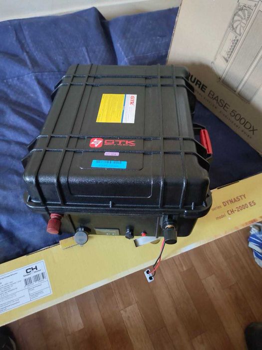 Акумулятор 12V 400AH LiFePO4 з Bluetooth BMS + зарядка