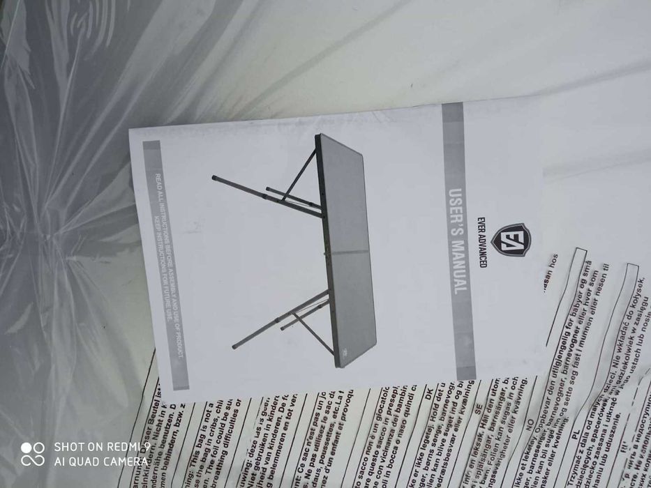 Regulowany Składany Stół Kempingowy EVER ADVANCED