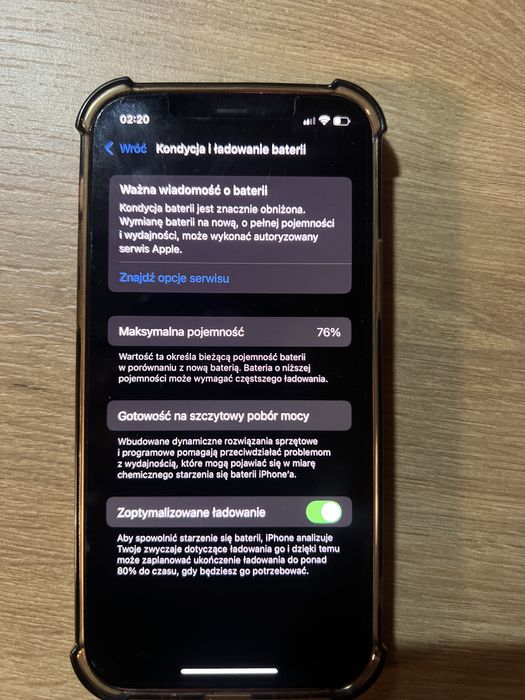 Iphone 12 128gb używany czerwony