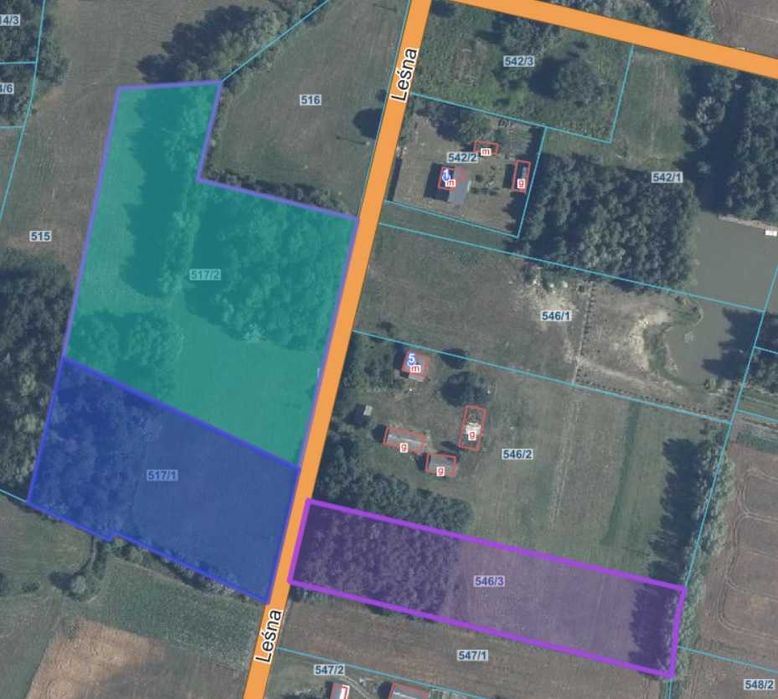 Działki rolno-budowlane w Cycowie