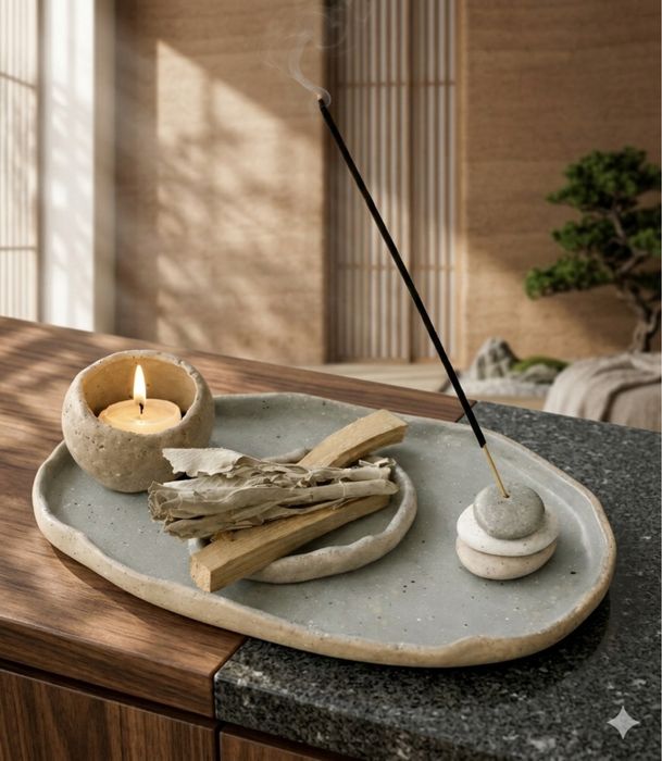 Zestaw ceramiczny hand made idealny na stolik kawowy