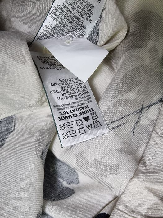 Koszula kwiaty floral Autograph Marks&Spencer wiskoza premium
