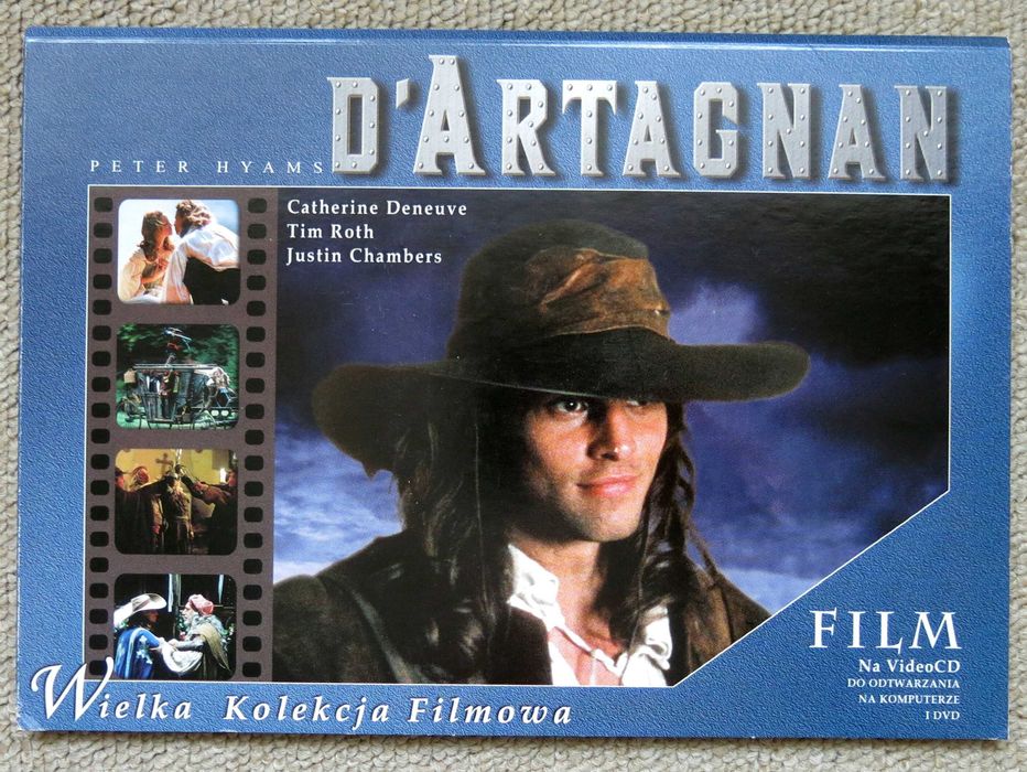 "D`ARTAGNAN" - Peter Hyams, film przygodowy na VCD - nieużywany