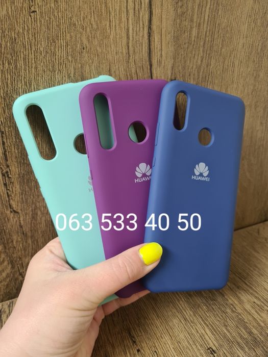 Чехол Silicone cover для Huawei p smart plus Y6 Y7 2019 и др модели