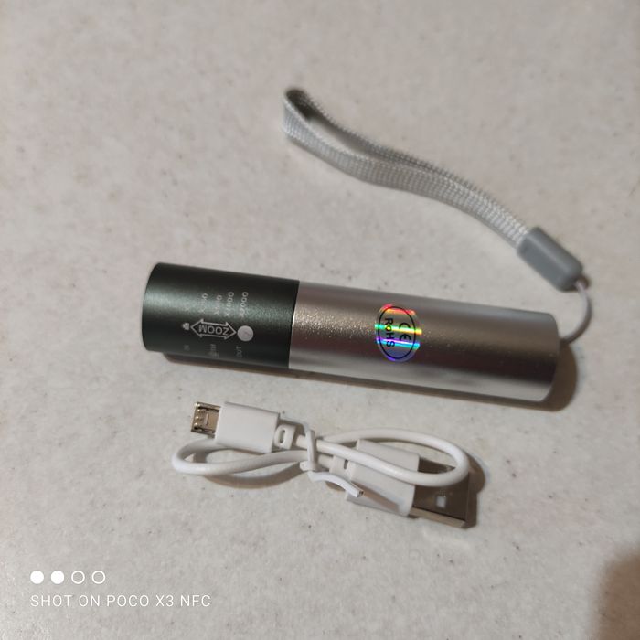 Ліхтарик з usb Shustar