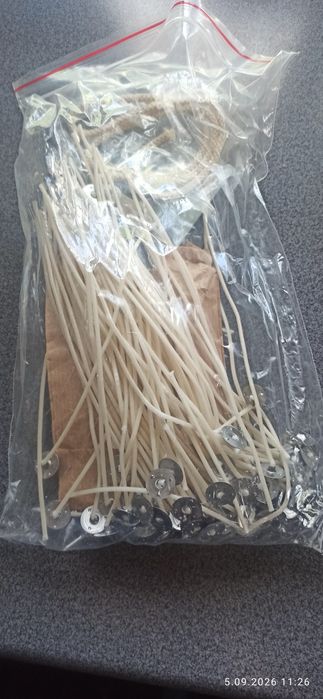 Wosk sojowy 5,9 kg i knoty