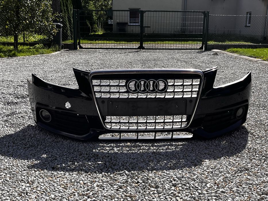 kompletny zderzak przedni audi a4 b8 przedlift
