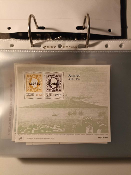 Coleção de selos de Portugal 1910 a 2010 (selos, blocos, miniaturas)
