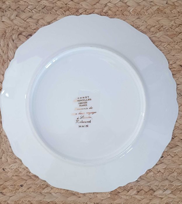 Prato decorativo em porcelana Limoges64409454624770121