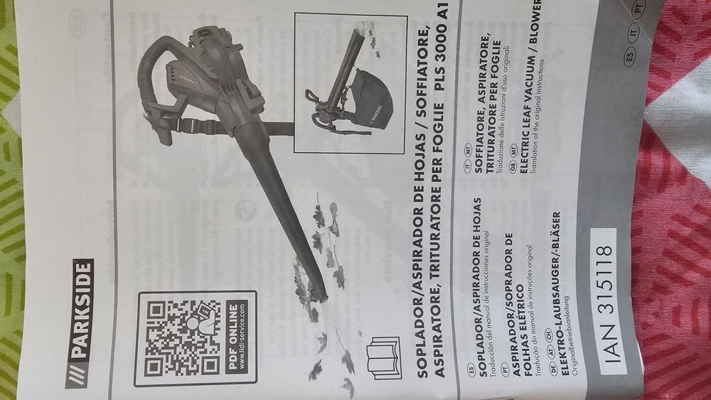 Soprador,aspirador de folhas 50€