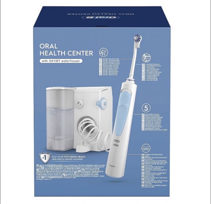 Іригатор Oral-B Braun MD20 OxyJet | Стаціонарний | Для всієї родини