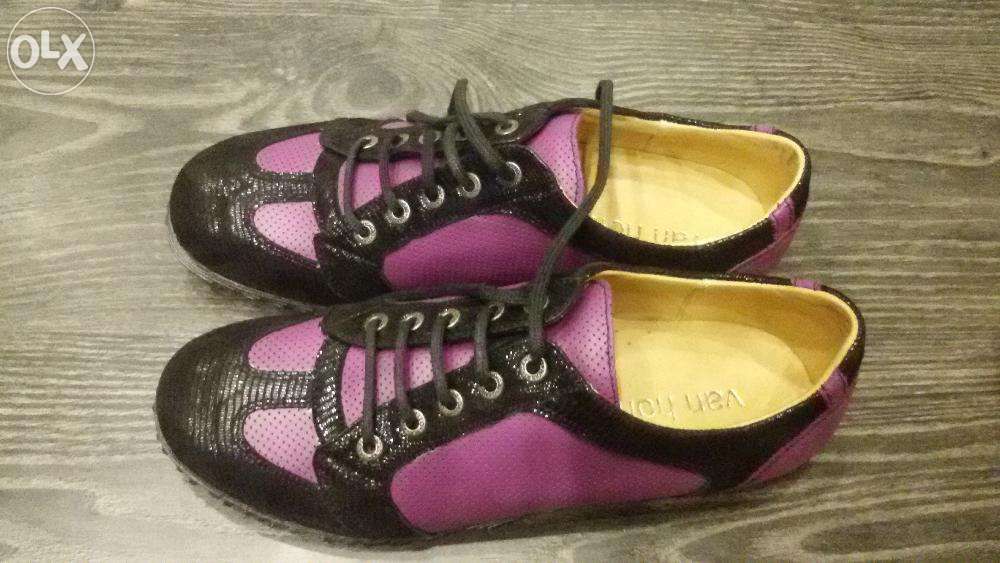 Buty Van Horn Pierre Cardin NOWE!! Piękne broksy derby skóra naturalna