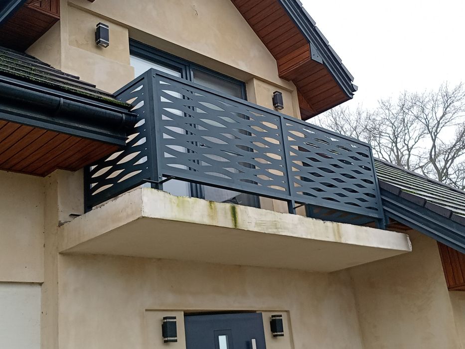 Brama, brama skrzydłowa, brama przesuwna, furtka, ogrodzenie, balkon