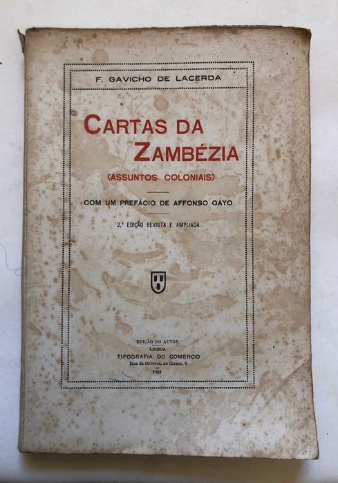 Cartas da Zambézia - Gavicho de Lacerda - 2ª Edição