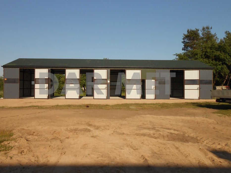 Hala Garaż Wiata Warsztat Magazyn Konstrukcja Stalowa Projekt Dar Met