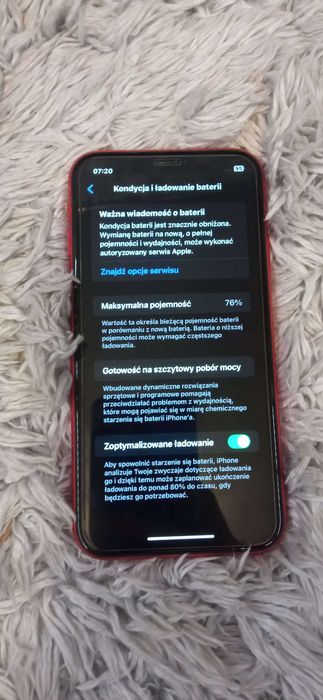 Iphone 11 128GB  76% Red