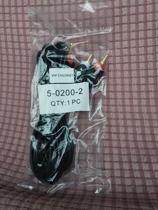 Аудио кабель AUX АУХ 3,5 мм на 2 тюльпана 3.5 mm - 2 RCA