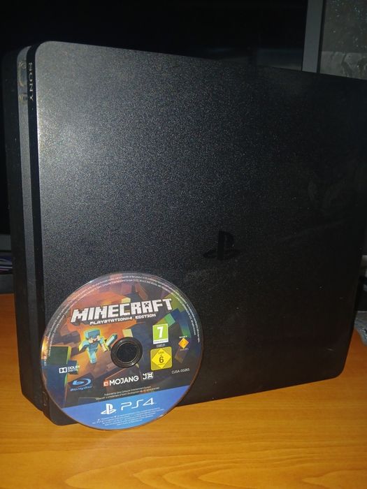 PlayStation 4 Slim 1TB + Minecraft PS4 Edition (Legacy Edition)
