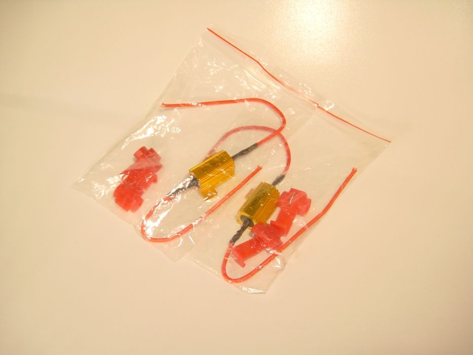 Resistências para piscas LED