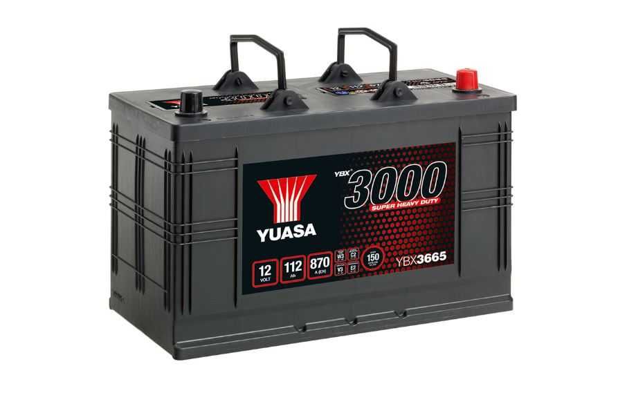 Akumulator Yuasa YBX3665 Iveco , John Deere 112Ah 850A