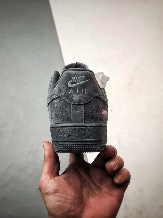 (БЕЗ ПЕРЕДОПЛАТИ) Nike Air Force 1 '07 Low Supreme Grey найк аір форс