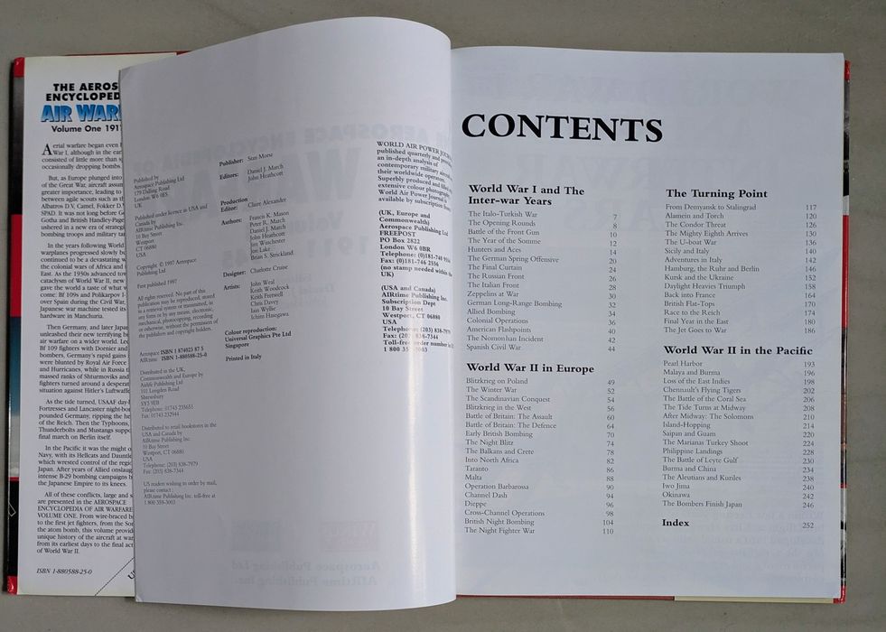 The Aerospace Encyclopedia of Air Warfare(Vol 1))