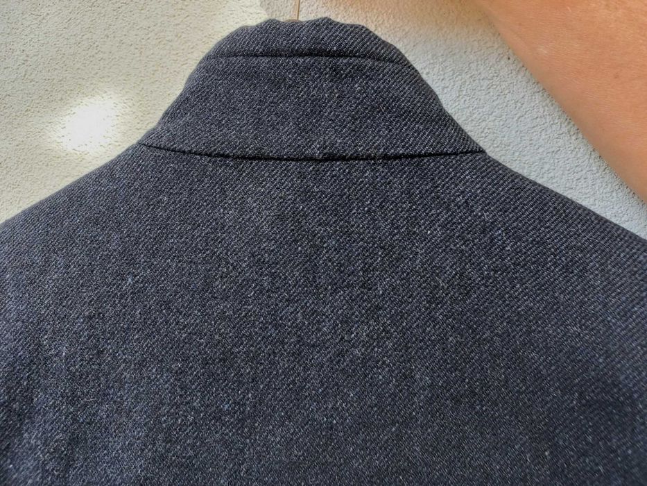 Casaco de lá  e algodão