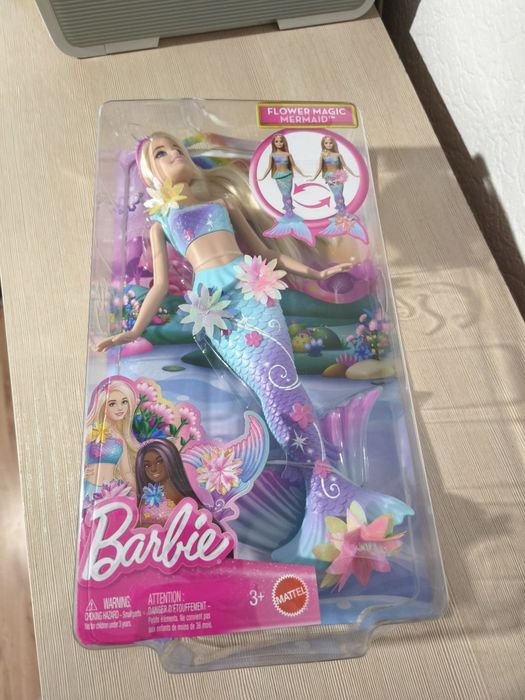 Barbie Magiczna Syrenka Rozkwitające Kwiaty