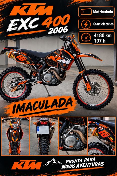 KTM EXC 400 - 2006 matrículada