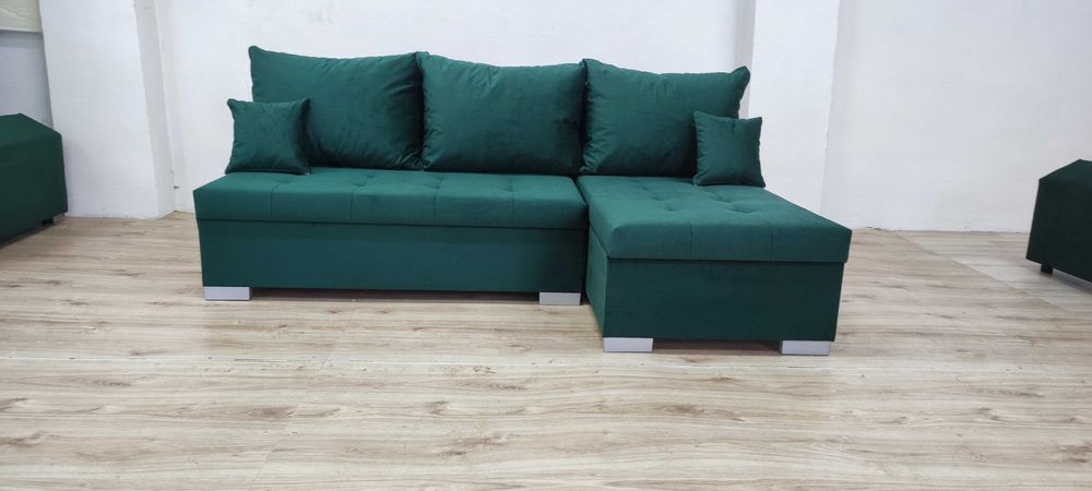 Narożnik Mateo | Rozkładany | Bez boczków