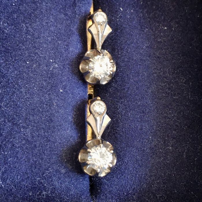 Сережки з діамантами , 1976 рік, КЮЗ (серьги с бриллиантами)