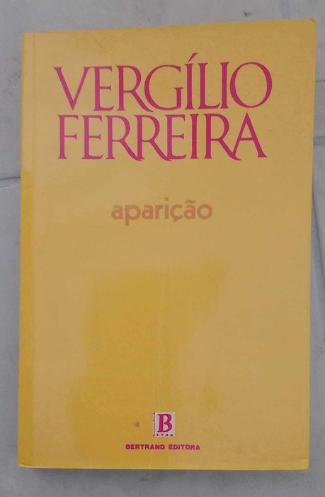 Livro “Aparição” – Vergílio Ferreira – Romance Clássico