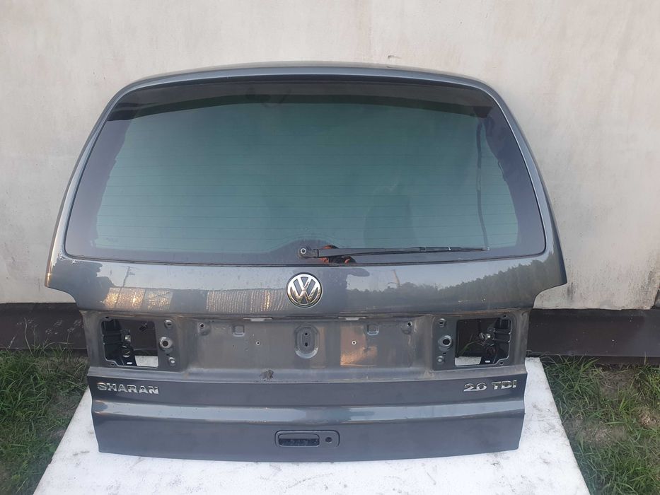 Klapa bagażnika Vw Sharan 1 lift 06 rok lakier LK7X szyba