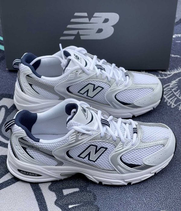 ButyDamskie New Balance 530_White_Silver_Navy_Uniseks R.40