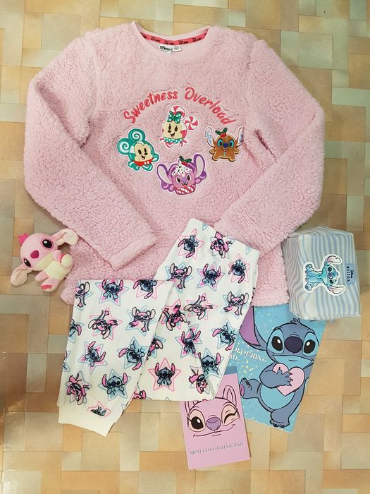 Мега теплый комплект Primark Стич 13-15 лет 164см пижама Disney Stitch