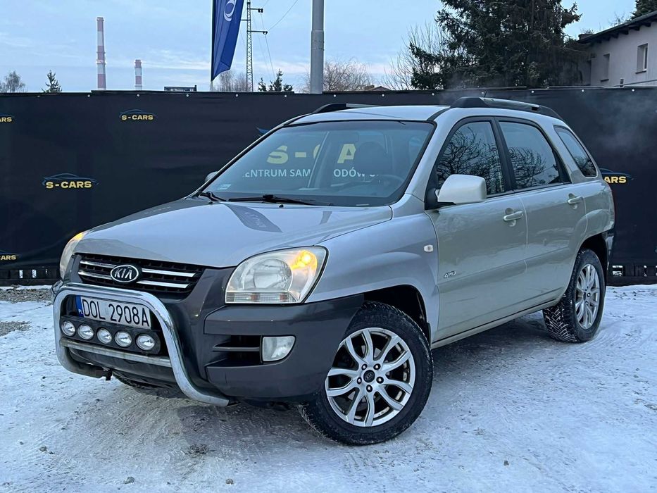 Kia Sportage 2.0 b + LPG • NAPĘD 4X4 • HAK • GWARANCJA • Zamiana