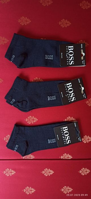 Skarpety czarne HUGO BOSS. Komplet 3szt roz 36-40