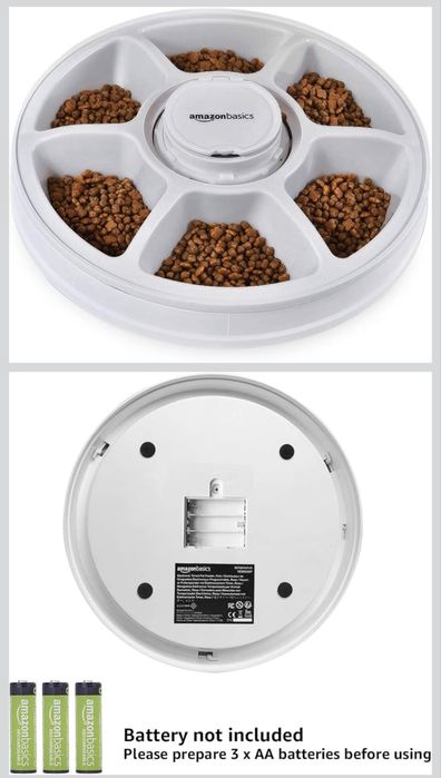 Dispensador automático de comida para animais de estimação