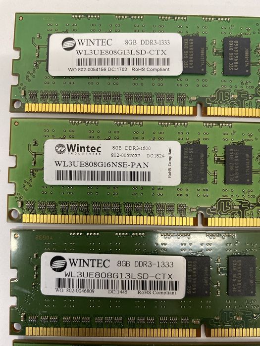 Оперативна пам'ять Samsung 8GB DDR3L PC3L-12800E 1600MHz ECC UDIMM 2Rx8