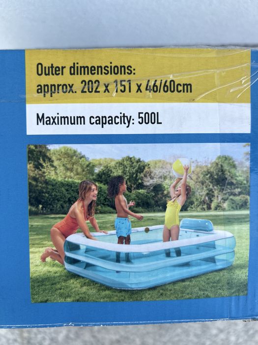 Piscina 202x151x46/60 cm - 500Litros