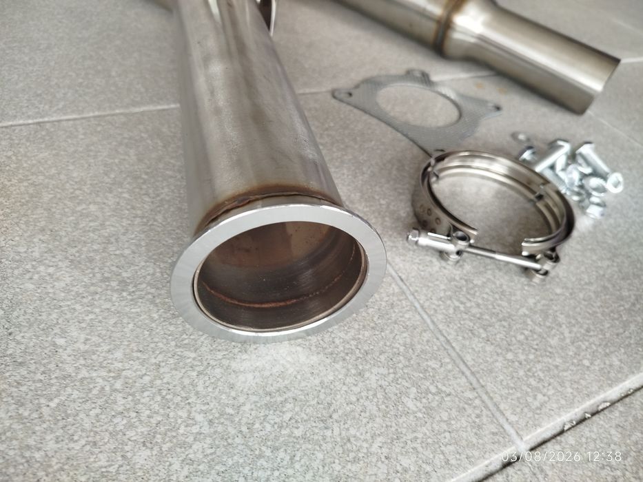 Down Pipe 76 mm Golf 5/6 Scirocco 2.0 TSi