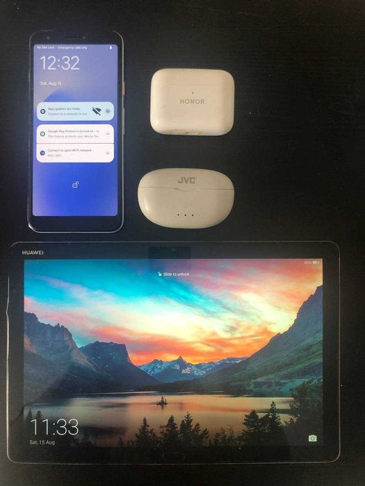 Google Pixel 3a e Tablet Huawei 10.1