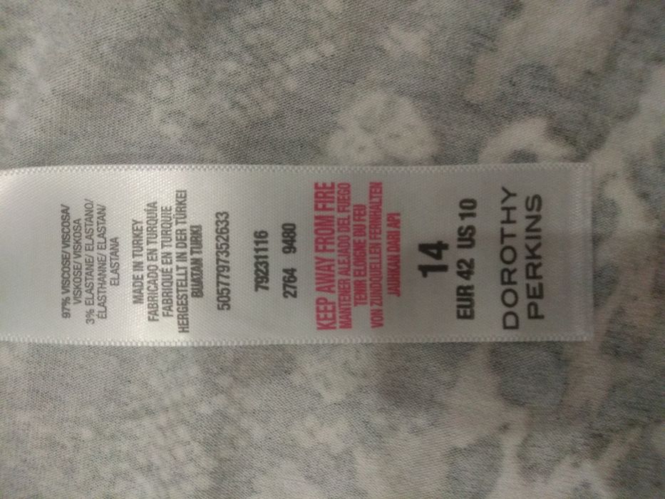 Dorothy Perkins  sukienka rozmiar 42,wiskoza.
